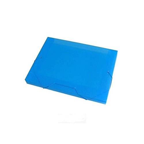 Pasta Polibras Escolar Soft Azul 40mm