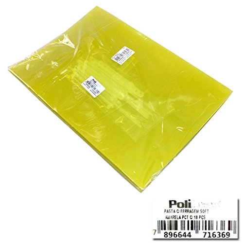 Pasta Plast C/ferragem Amarela