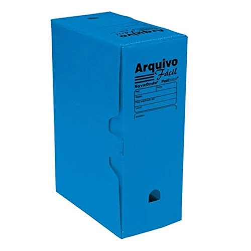 Arquivo Facil Plastico Azul