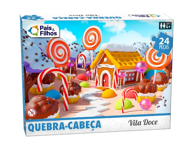Quebra Cab. 24pca Vila Doce
