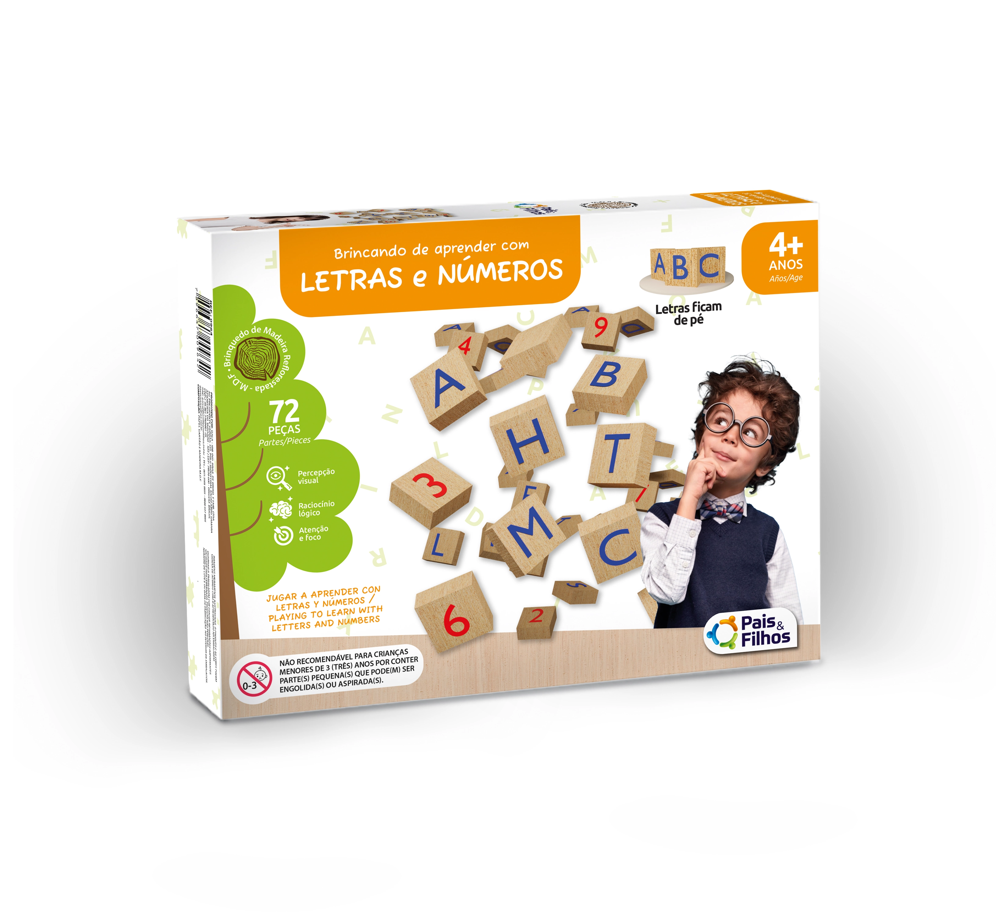 Brincando Aprender Letr Num 72pca