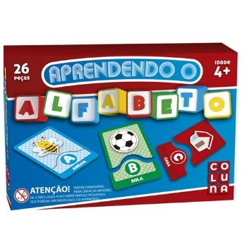 Brinquedo Pedagogico Aprendendo o Alfabeto 26PCS