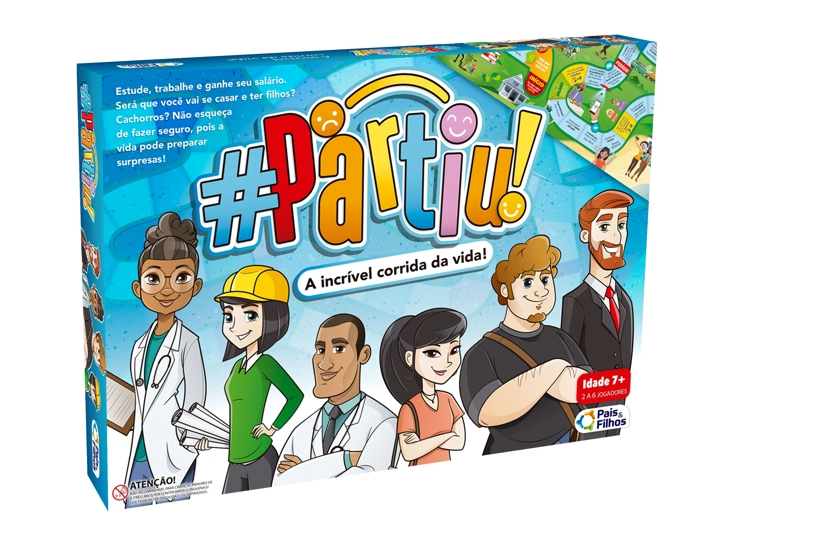 Jogo de Tabuleiro Partiu Incrivel Corrida