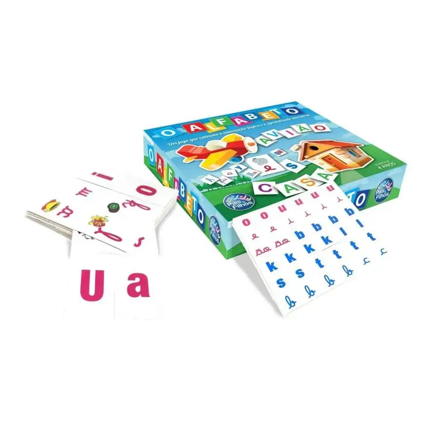 Brinquedo Carimbo Alfabeto Pais E Filhos Ref 4757