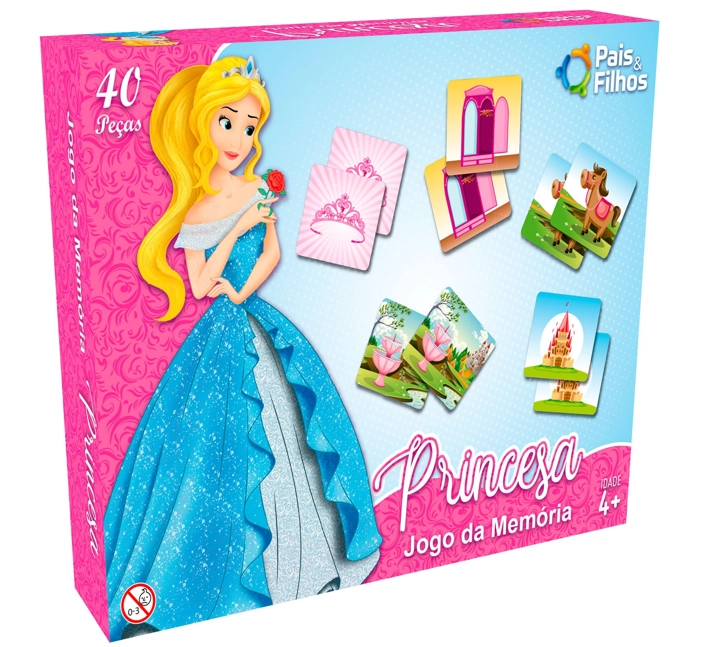 Jogo Da Memoria Pais Filhos Princesas
