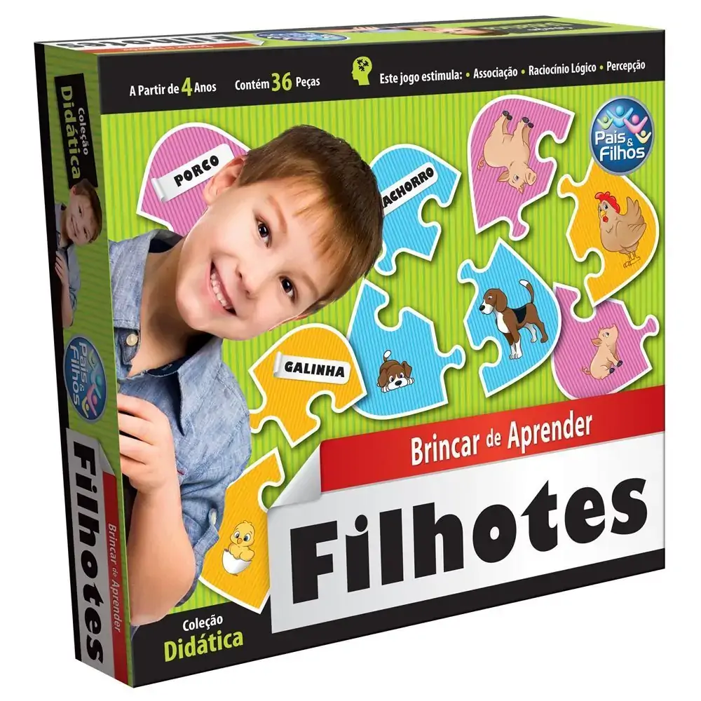 Jg Brincando Filhotes 38pc R2898