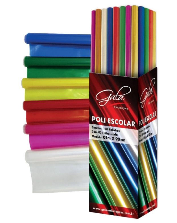 Papel Polipropileno 90x100 Sortido 6154 Pt 3 Un