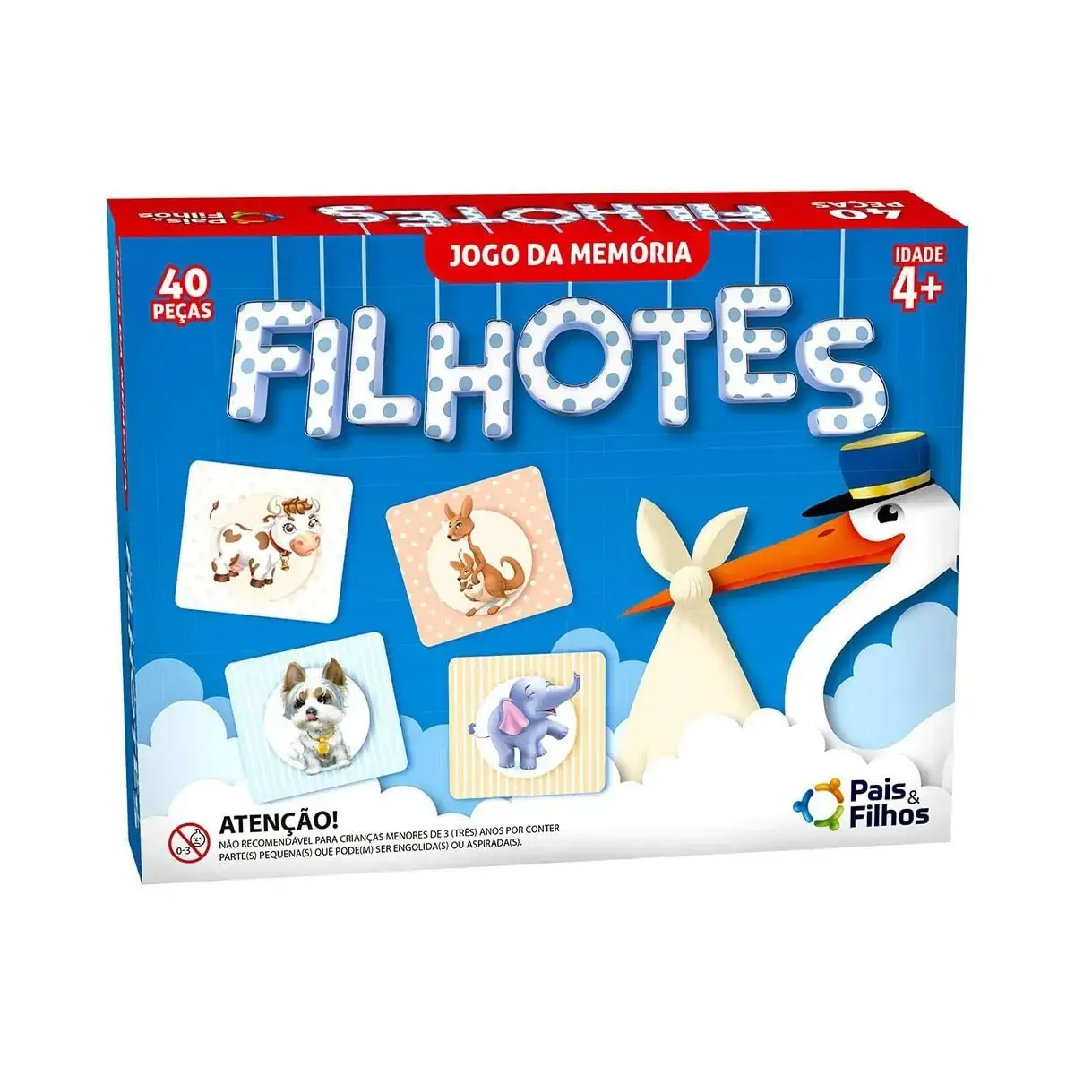 Jogo Memoria Filhotes Pais