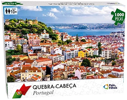 Quebra Cabeça 1000 Peças Lisboa - Portugal - Pais e Filhos