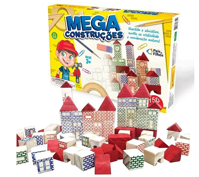 Mega Construcoes 150 Pcs Pais E Filhos 73