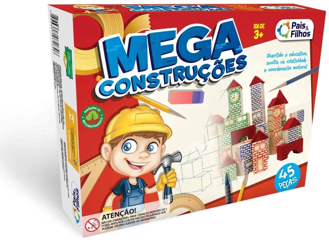 MEGA CONSTRUÇÕES 45 PEÇAS