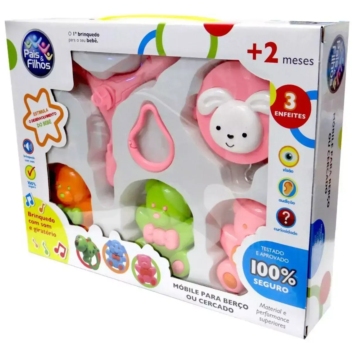 Brinquedo para Bebe Mobile P/BERCO URSO Musical