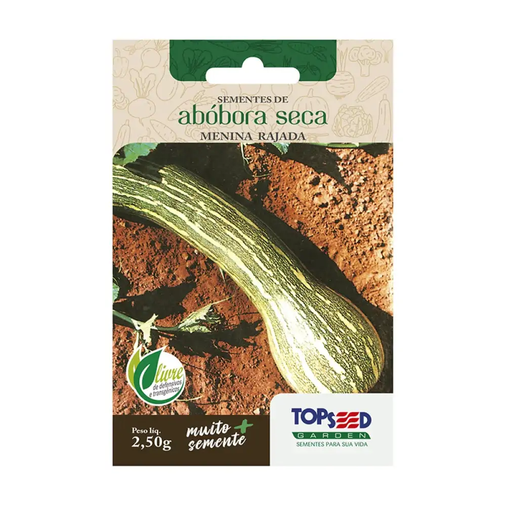 Abóbora Menina Rajada Seca