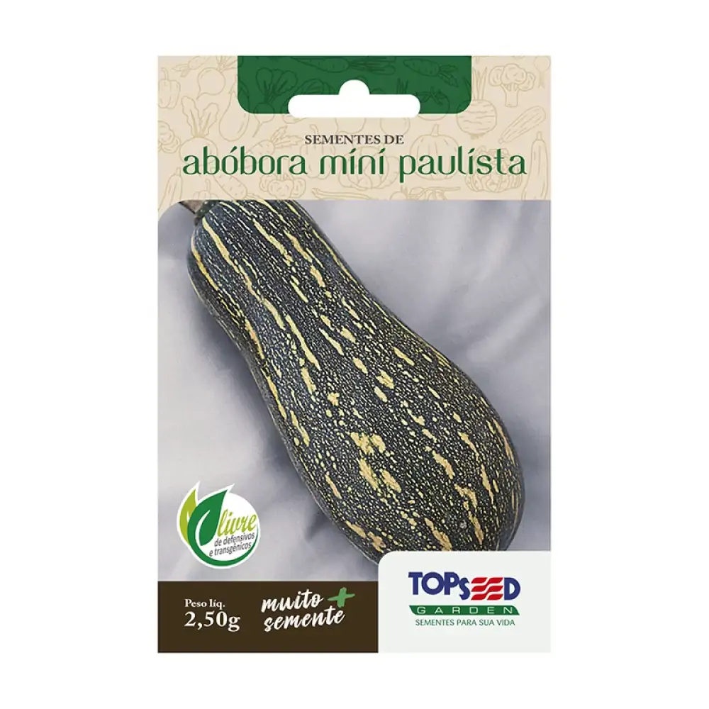 Semente Tops 2.50g Abobora Mini Paulista