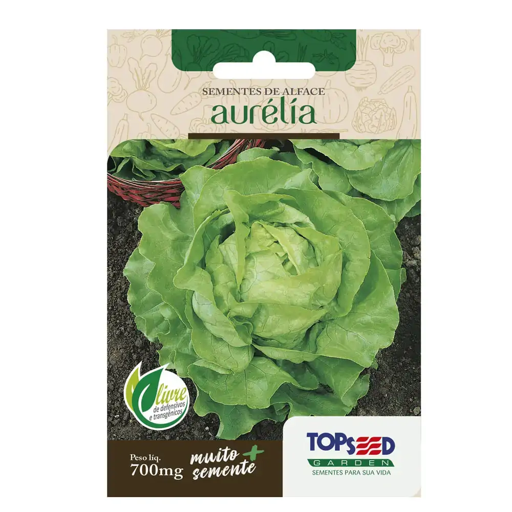 Semente 700 Grs Alface Aurelia