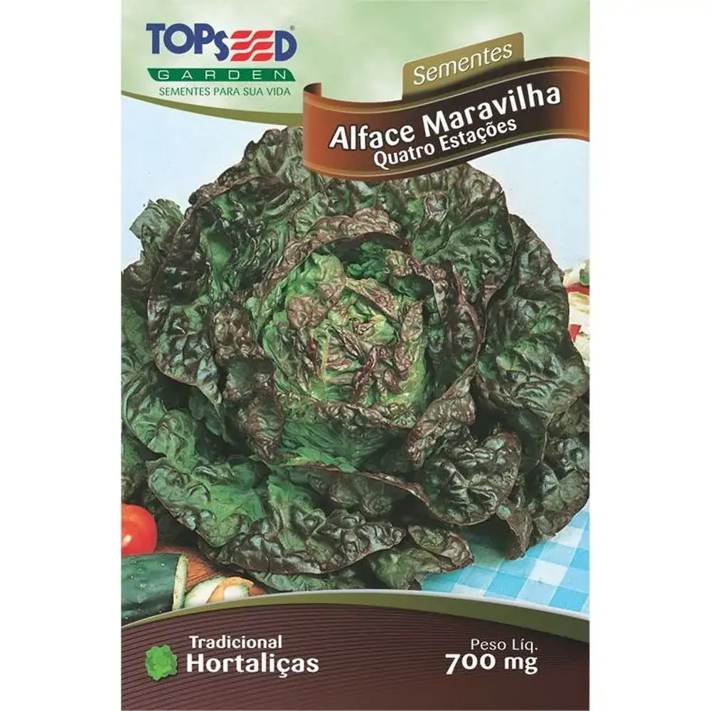 Semente Garden Tops Alface Maravilha