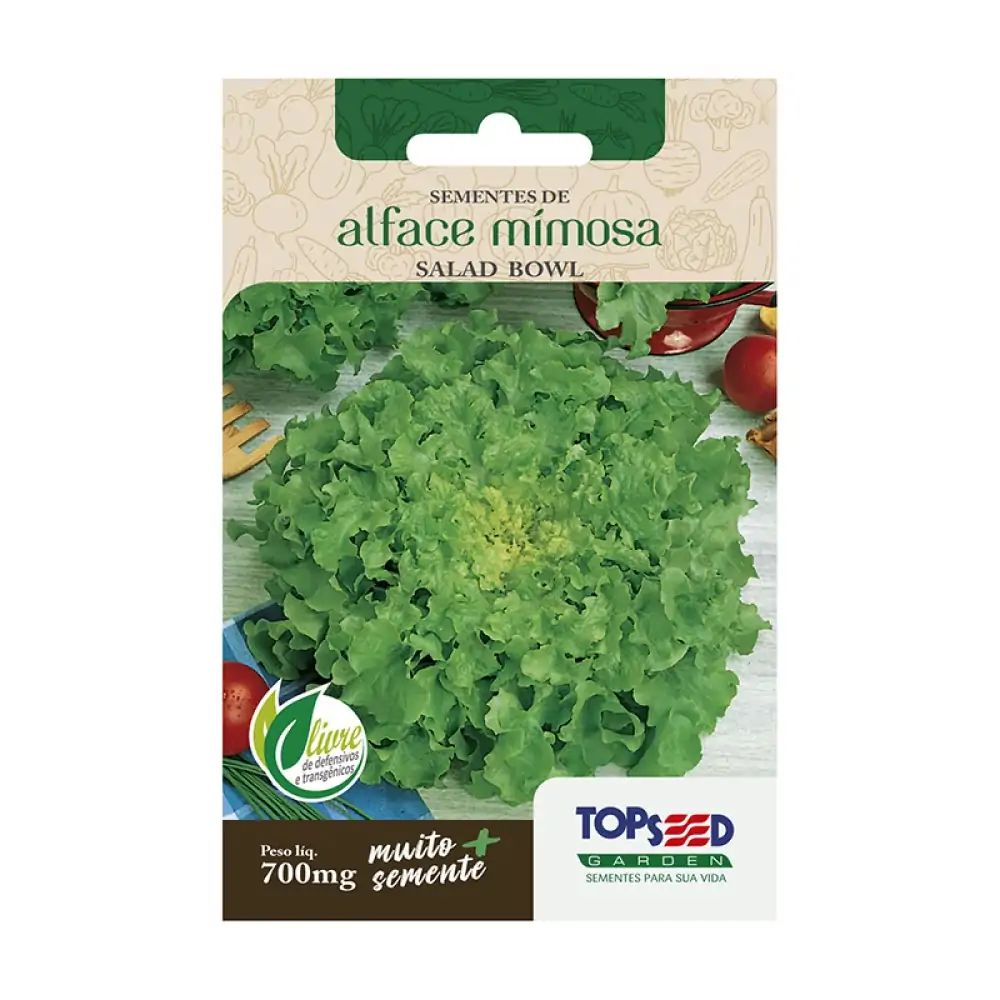 Sem Top Seed Alface Salada Bowl Unidade