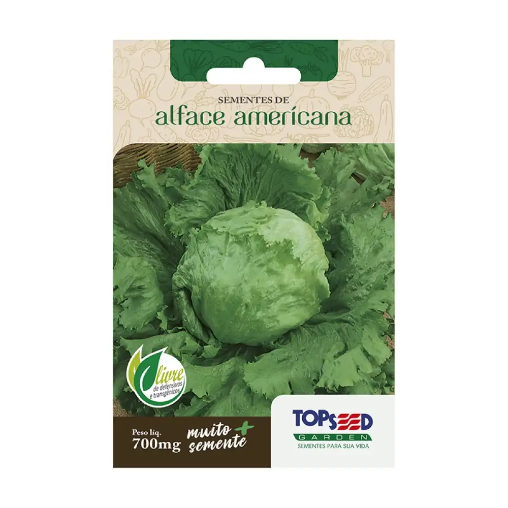 Semente 700grs Alface Americana