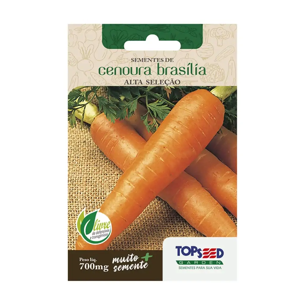 Sem Top Seed Cenoura Brasilia Unidade