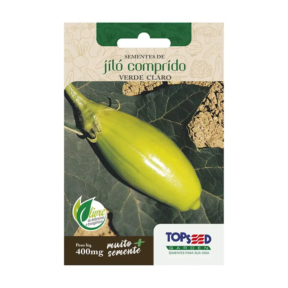 Semente 700 Grs Jilo Comprido Verde