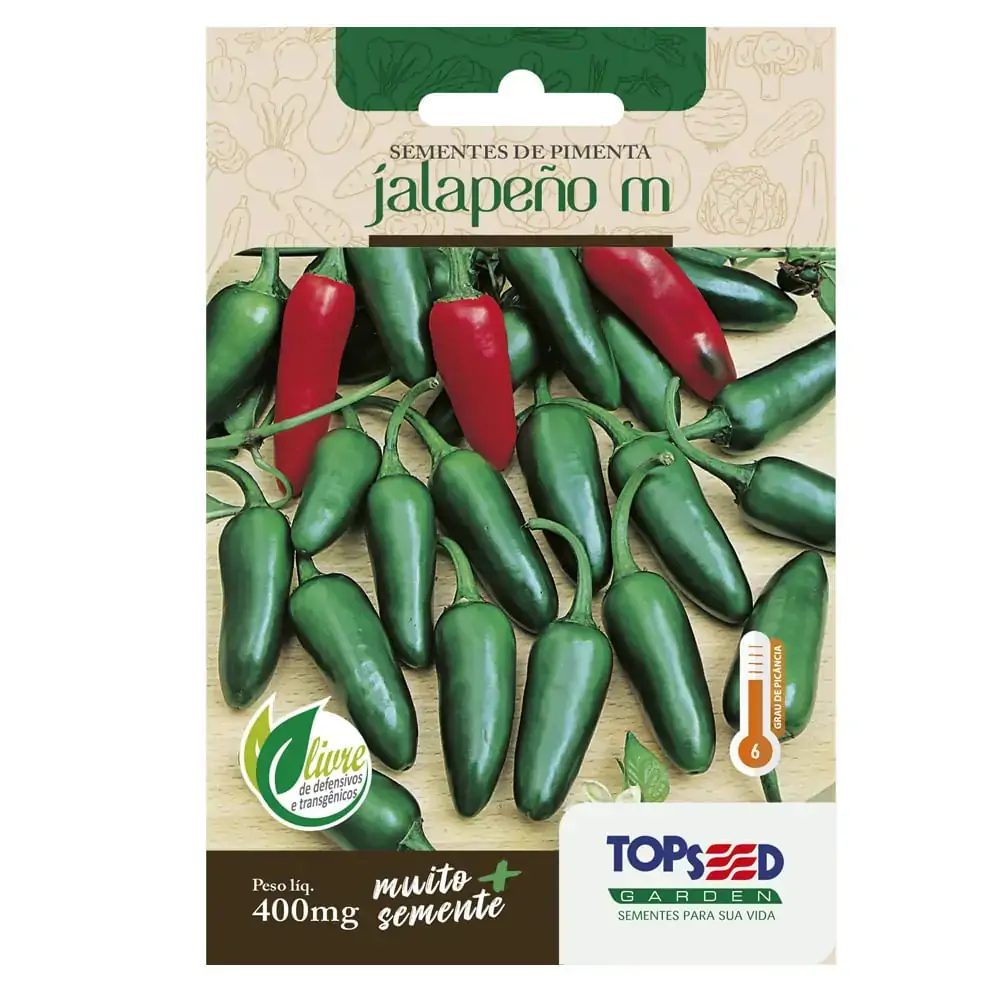 Semente Horta Pimenta Jalapeno