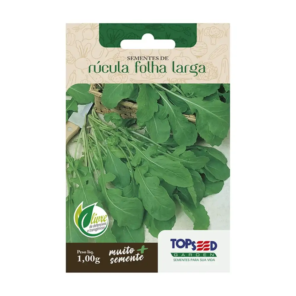 Semente Tops 1.00g Rucula Folha Larga