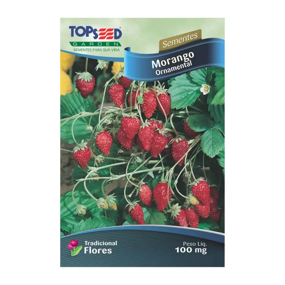 Semente Tops 0.10g Morango Ornamental