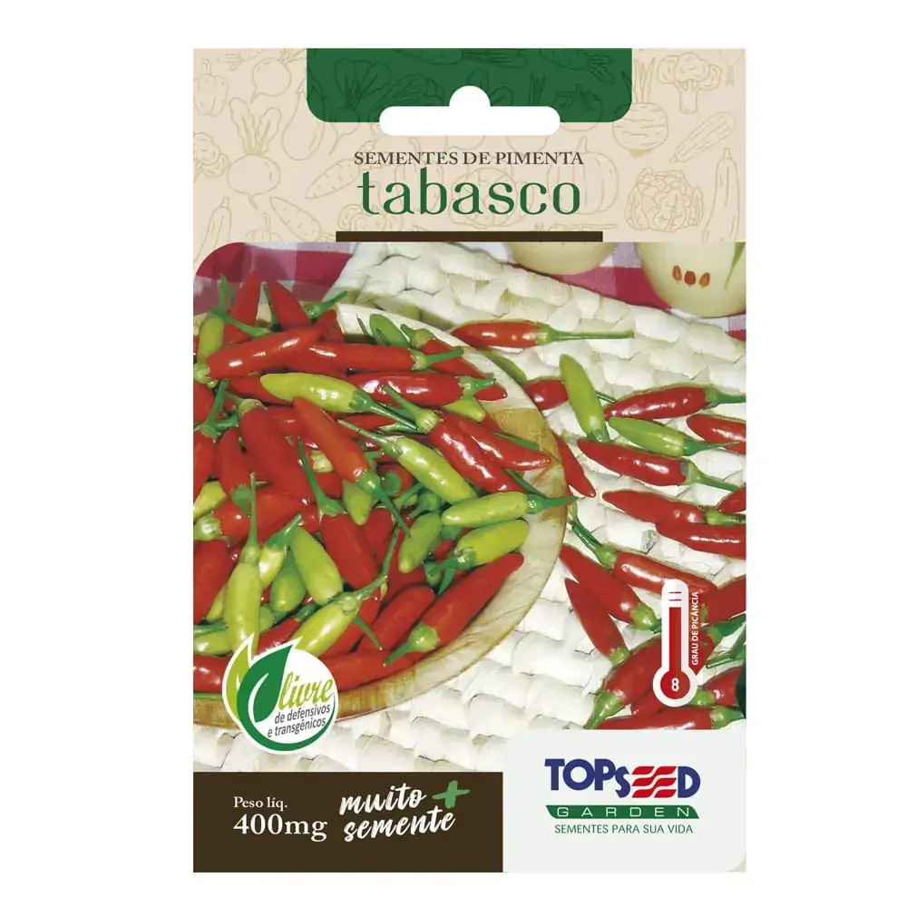 Semente Horta Pimenta Tabasco
