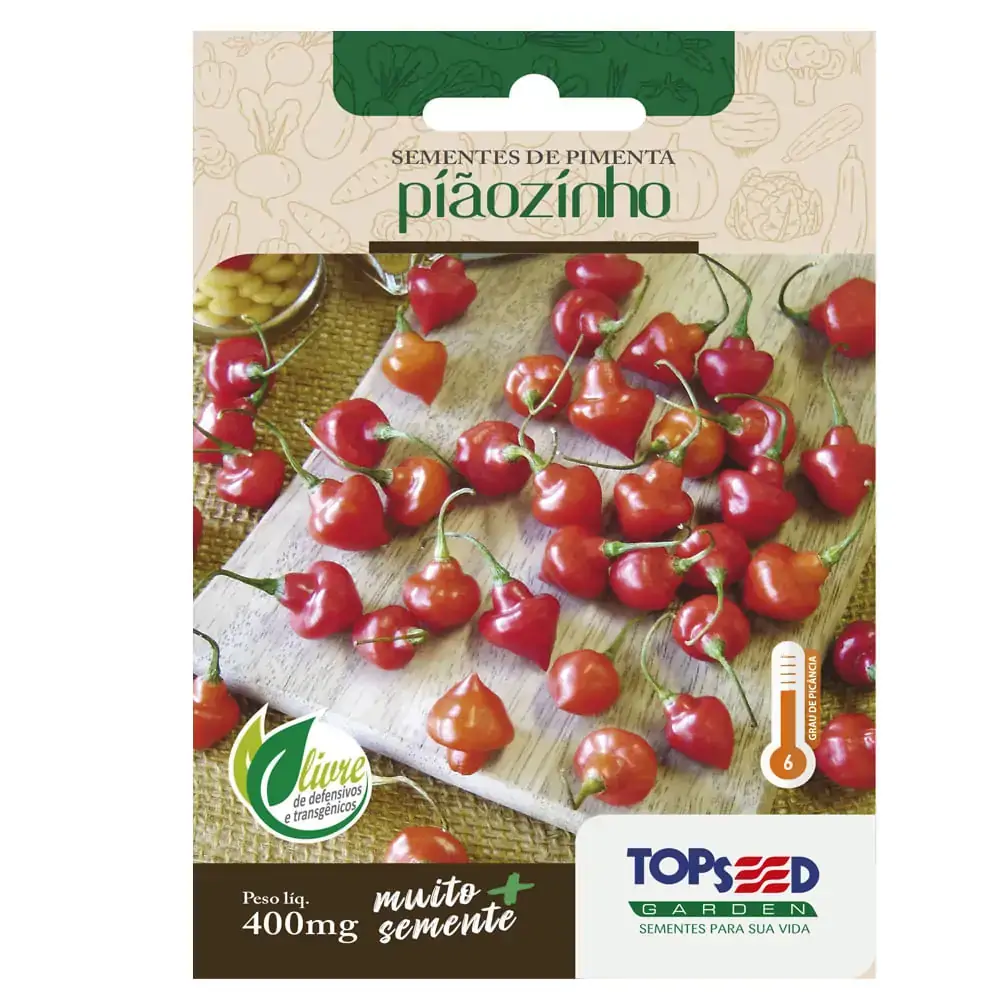 Semente Horta Pimenta Piaozinho