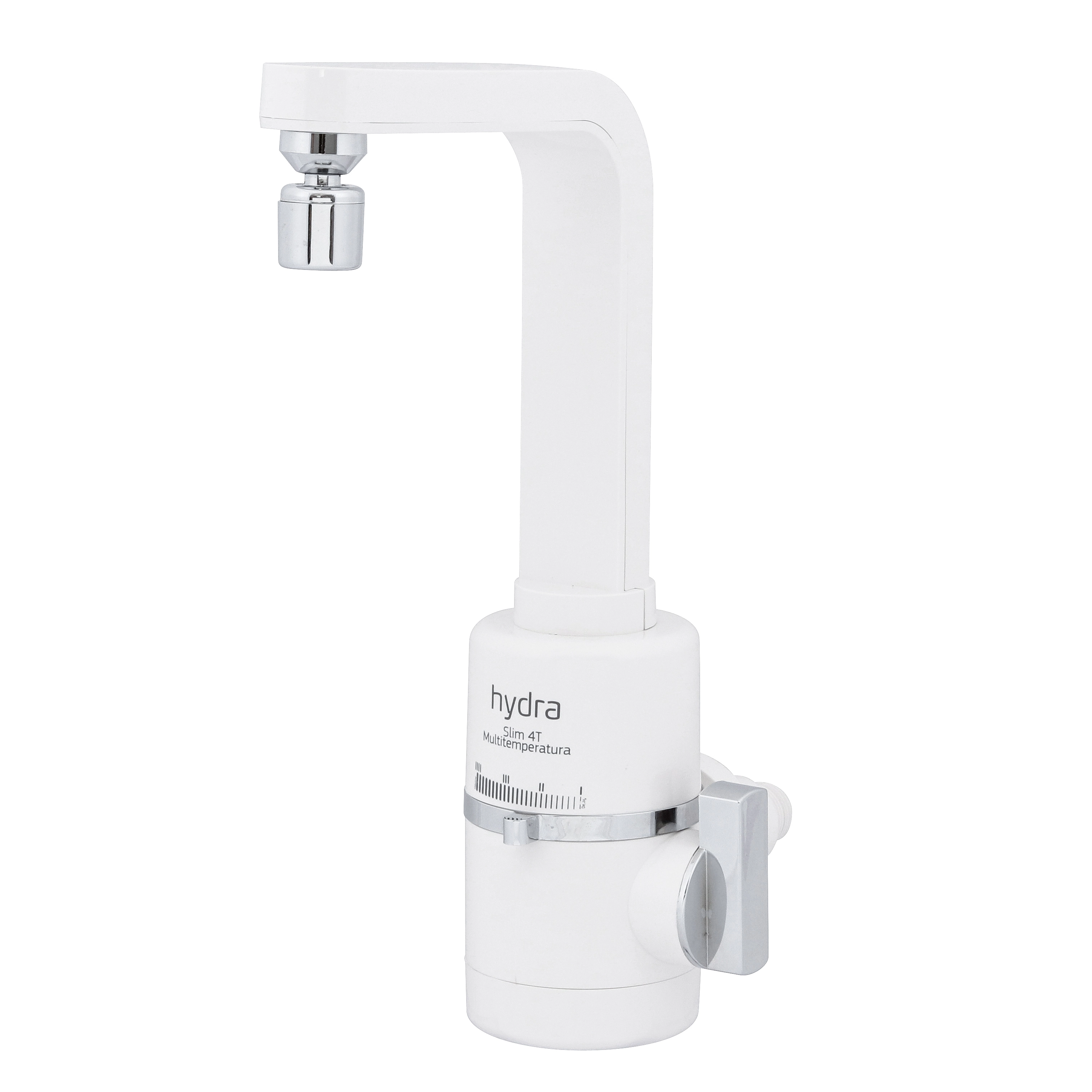 Torneira para Cozinha de Parede Bica Alta Slim 4t Branca - 220V