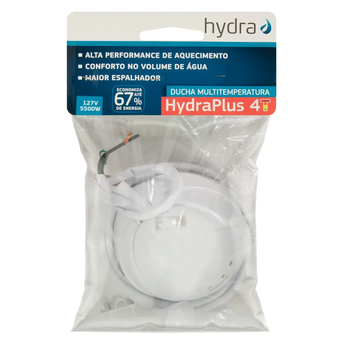 Ducha Elétrica Multitemperatura Hydraplus 4t Hydra 127v