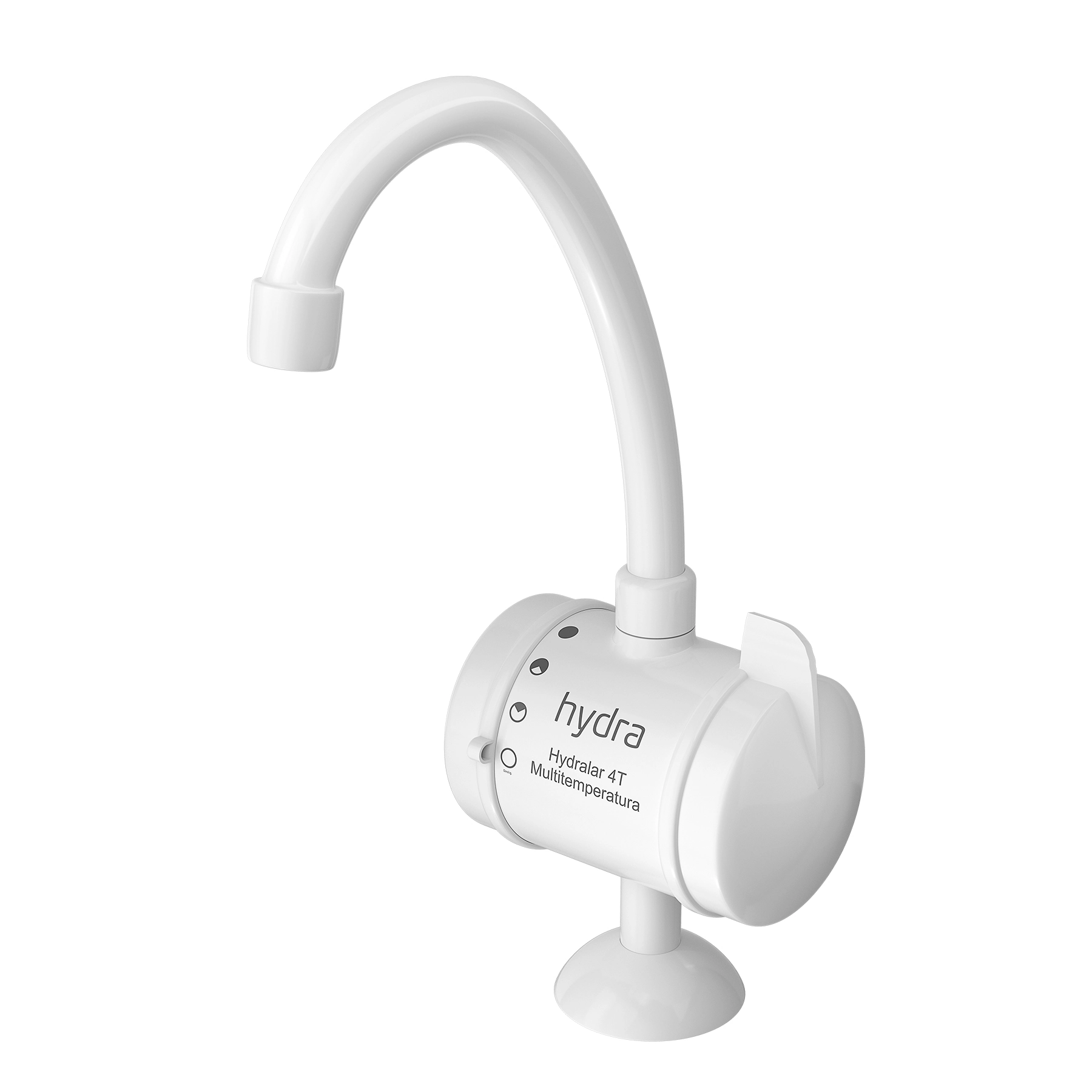 Torneira Elétrica para Pia de Cozinha 127V (110V) Branco Hydralar Hydra Corona