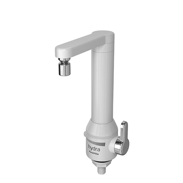 Torneira Elétrica LED para Pia de Cozinha 127V (110V) Branca Puravitta Hydra