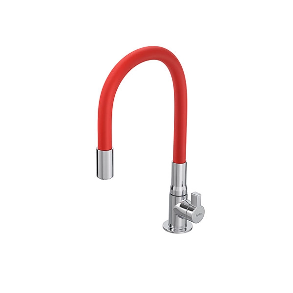 TORNEIRA HYDRAMOTION COZINHA BANCADA BICA ALTA VERMELHA