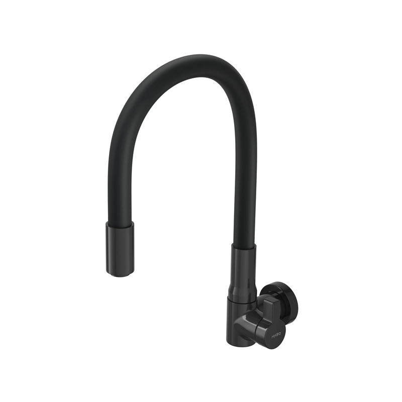 Torneira De Parede Preta Para Cozinha Hydramotion Hydra 1/2