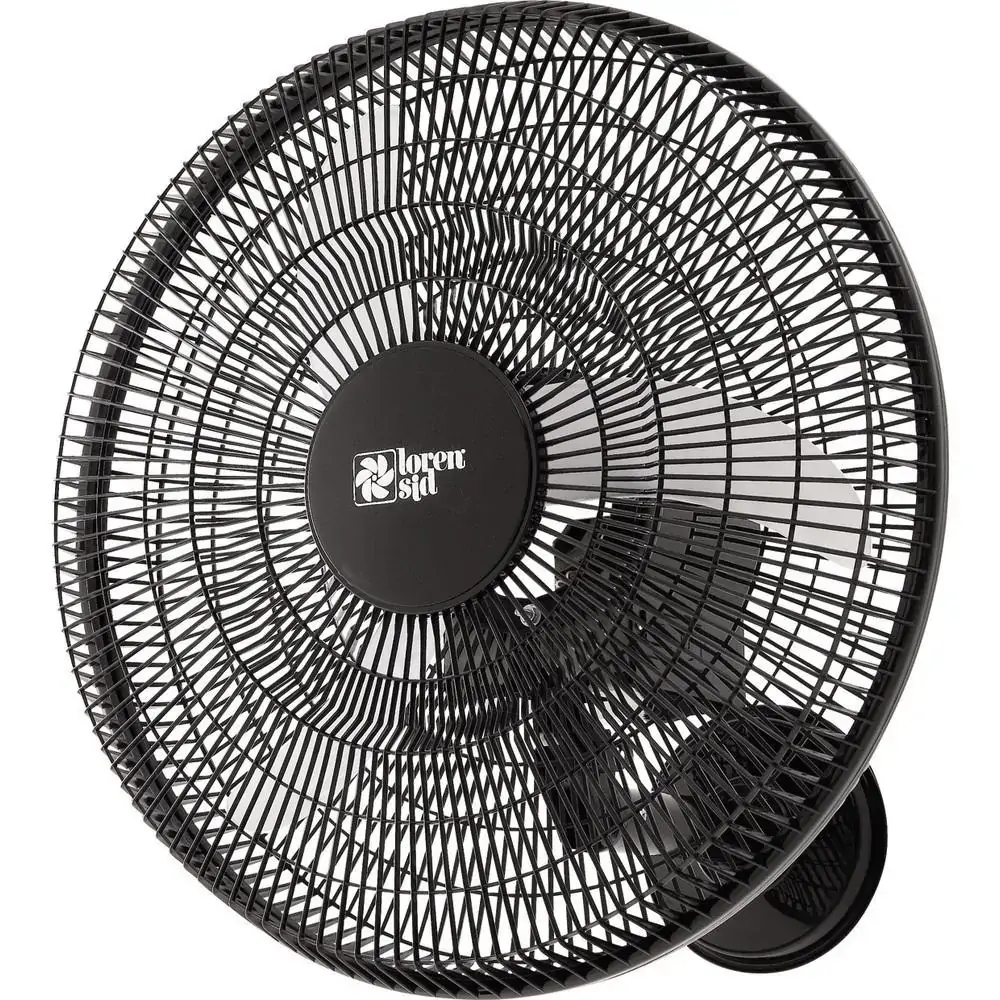 Ventilador de Parede Loren Sid 60cm Turbo Wind 60 M2, 3 Pás, Preto - Bivolt