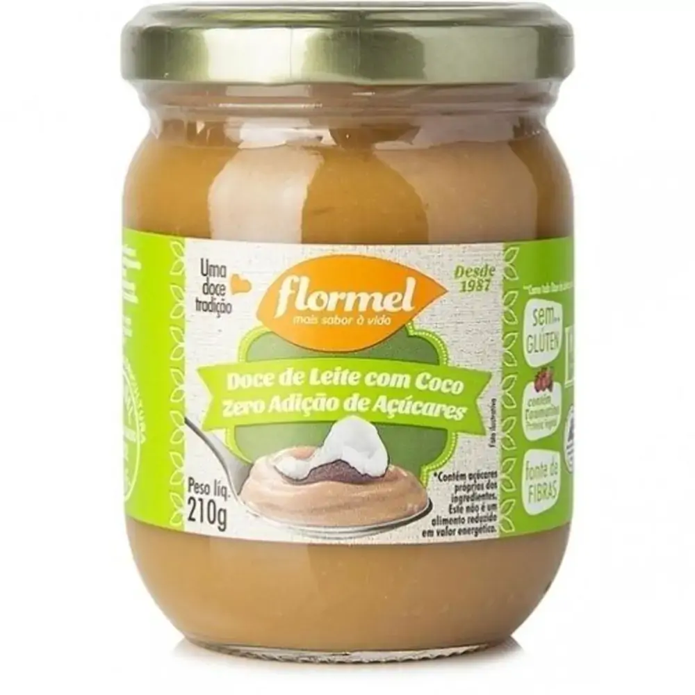 Doce Flormel Diet Leite C/coco