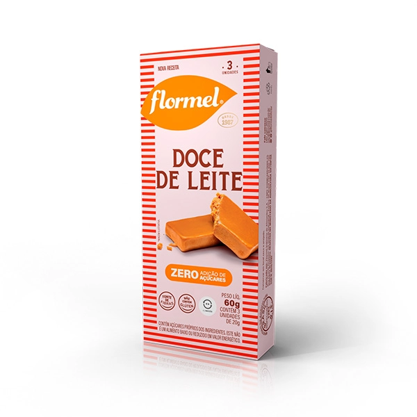 Pack Doce De Leite Flormel Caixa 60g 3 Unidades