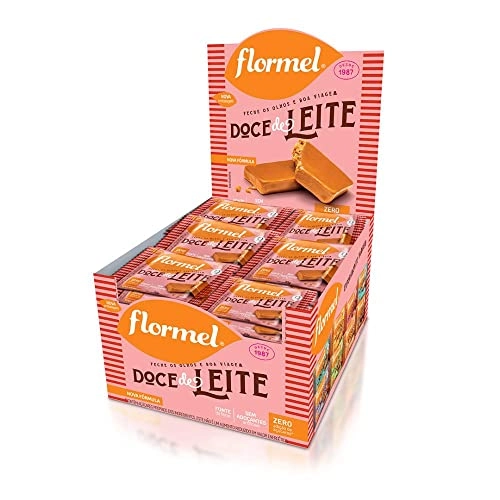 Doce de leite zero Flormel display 24 unidades