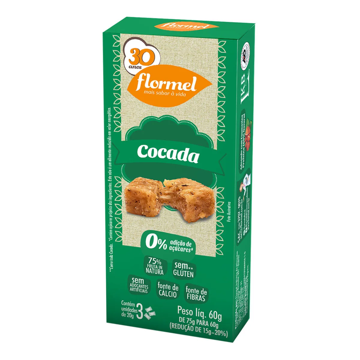 Cocada Queimada Flormel 60g