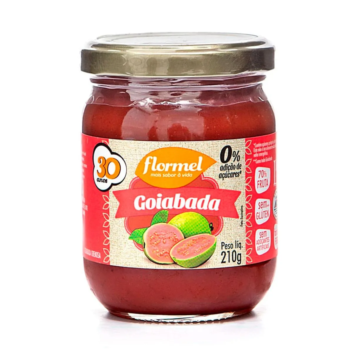 Goiabada Cremosa Zero 210g Flormel