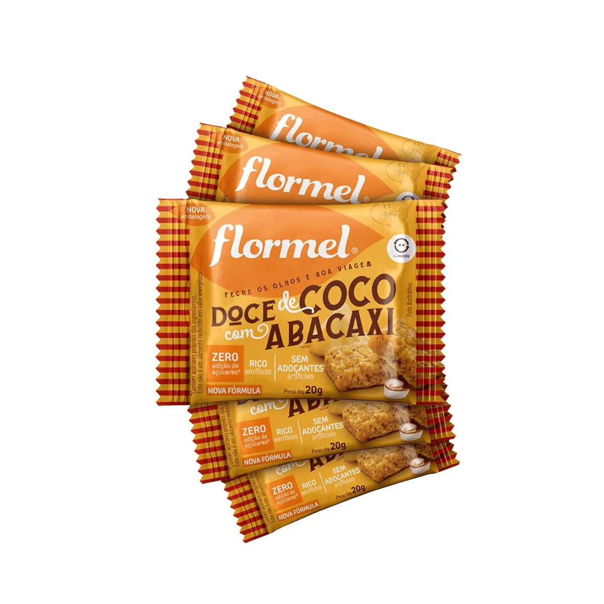Doce de Abacaxi com Coco Zero Açúcar Flormel