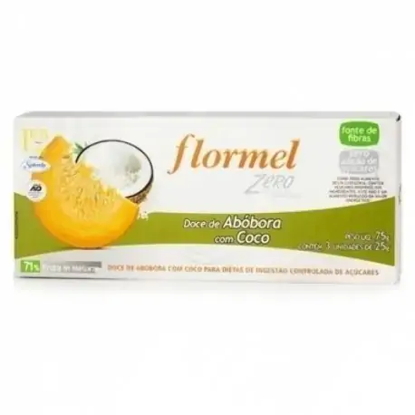 Doce Flormel Zero Abobora C/coco