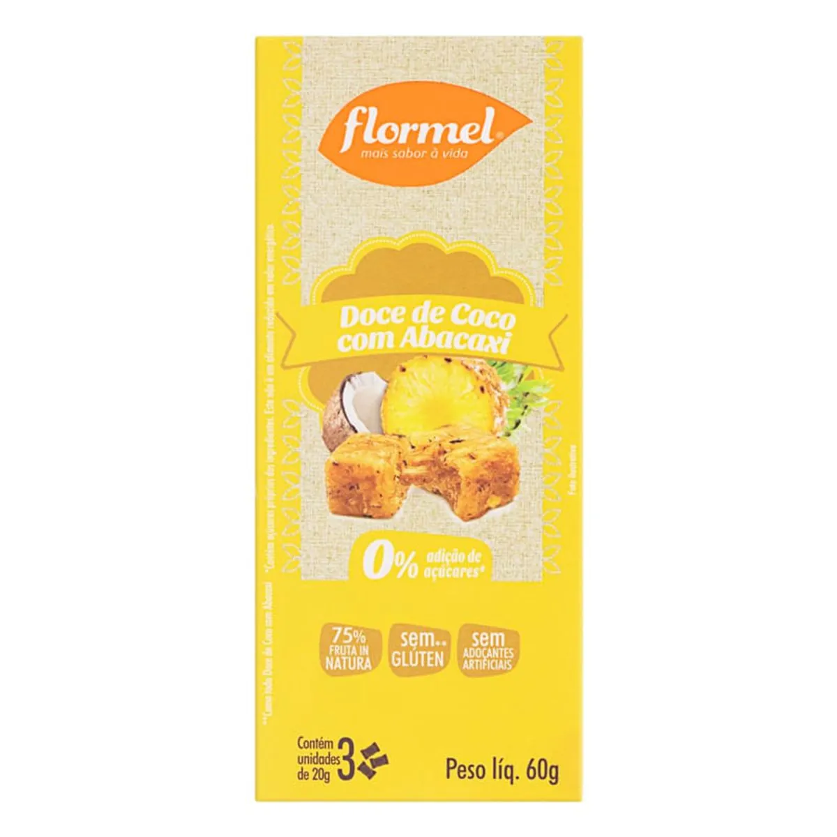 Doce de Coco com Abacaxi Flormel 60 g