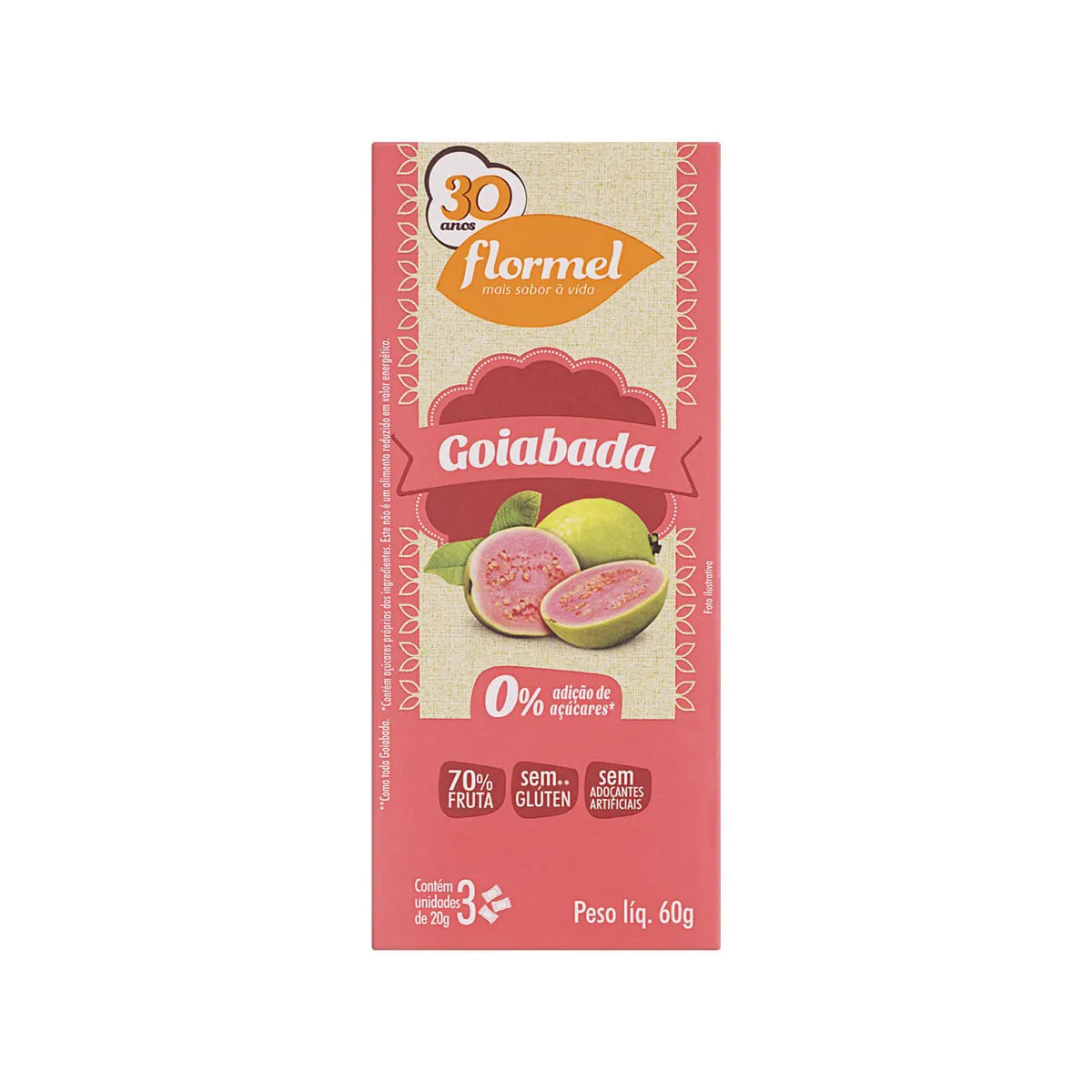 Goiabada Zero Flormel 60g