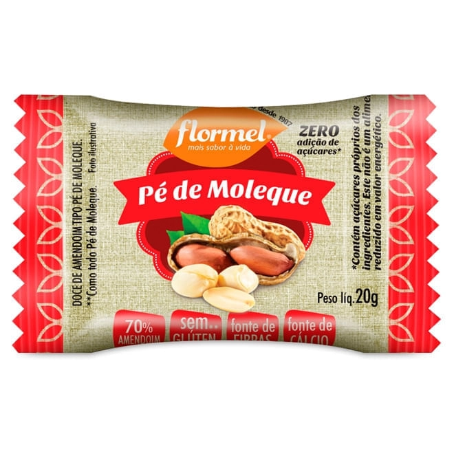 Pe De Moleque Flormel Zero 25gr