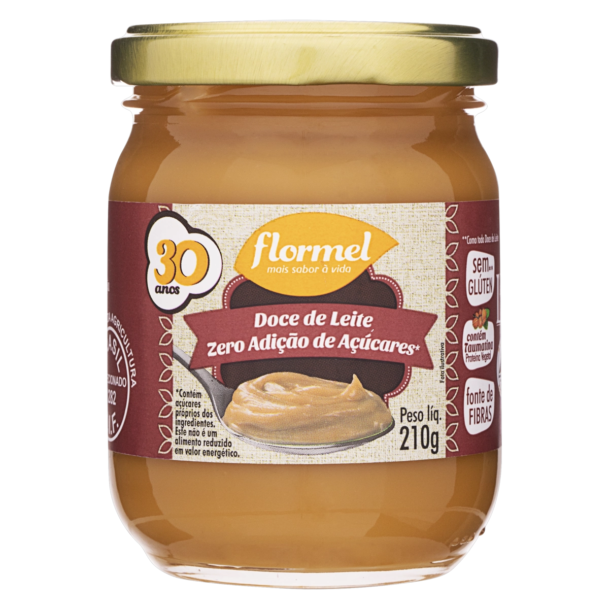 Doce De Leite Flormel Vidro 210g
