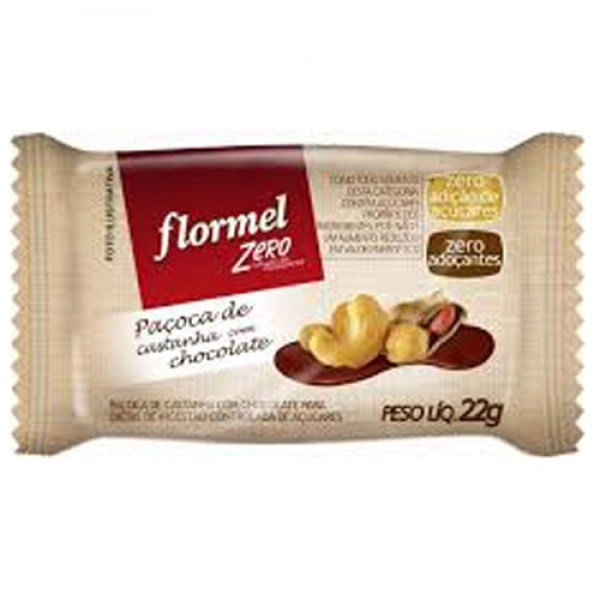Pacoca Flormel Diet Castanha/chocolate