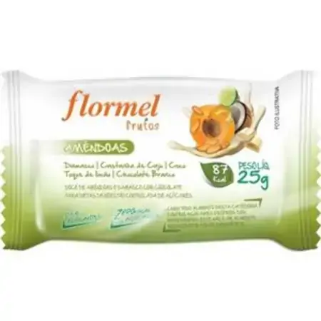 Barra Frutos Flormel Diet Amendoas