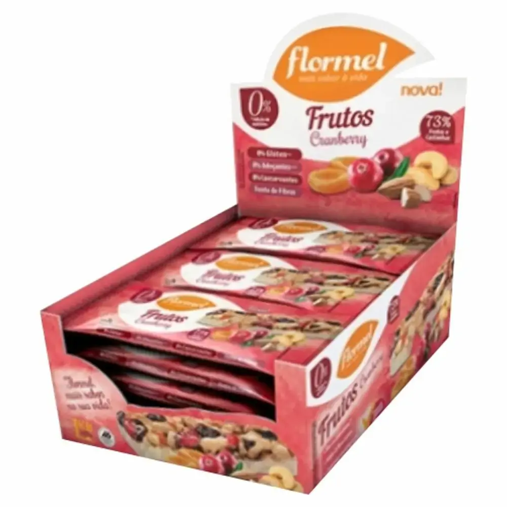 Frutos Cranberry Damasco Chocolate Branco Flor